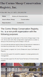 Mobile Screenshot of cormosheep.org
